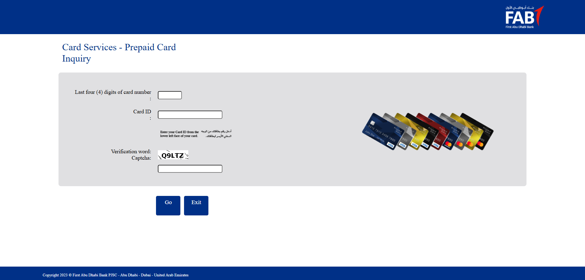 NBAD Balance Inquiry via Website